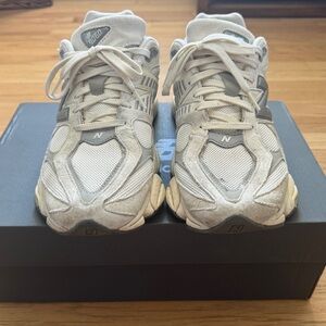 New Balance Off-White and Gray Athletic Shoes 9060